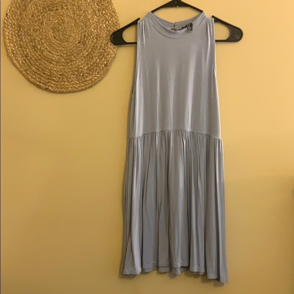 Light blue flow dress
